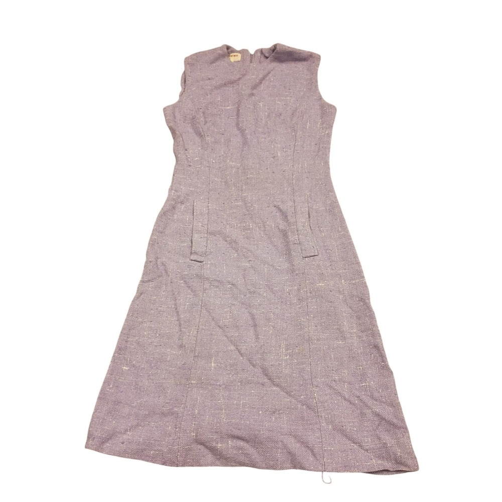 Country Miss Shift Dress Womens 10 Lilac Purple Vintage 60s Mod Sleeveless Union